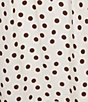 Anne Klein Pull On Tier Dotted A-Line Maxi Skirt - Image 4