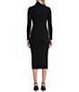 Anne Klein Ribbed Oversized Collar Dress - Image 2