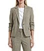 Anne Klein Scrunch Sleeve One Button Jacket - Image 1