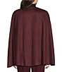 Anne Klein Scuba Suede Horse Bit Cape Jacket - Image 2