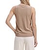 Anne Klein Sequin Crew Neck Sleeveless Tank Top - Image 5