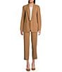 Anne Klein Shawl Collar Open Front Jacket, Color:Light Brown - Image 3