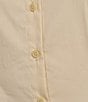 Anne Klein Short Sleeve Poplin Button Front Blouse - Image 4