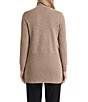 Anne Klein Solid Malibu Yarn Open Front Patch Pocket Cardigan - Image 4