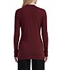 Anne Klein Solid Malibu Yarn Open Front Patch Pocket Cardigan - Image 2