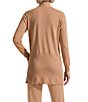 Anne Klein Solid Malibu Yarn Open Front Patch Pocket Cardigan - Image 6