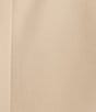 Color:Soft Latte - Image 4 - Stretch Zip Pocket Collarless Wrist Length Sleeve Blazer Jacket