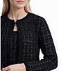 Anne Klein Tweed Coordinating Shrug - Image 3