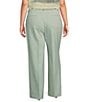 Anne Klein Plus Size Urban Wide Leg Stretch Pull On Pants, Color:Soft Aloe - Image 2