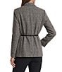 Anne Klein Woven Notch Collar Belted One Button Front Blazer - Image 2
