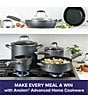 Color:Gray - Image 2 - Advanced Home Hard-Anodized Nonstick 11-Piece Cookware Set