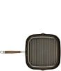 Color:Bronze - Image 2 - Advanced Home Hard Anodized Nonstick Bronze 11#double; Deep Square Grill Pan with Pour Spout
