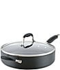 Color:Black - Image 1 - Advanced Home Hard-Anodized Nonstick Saute Pan with Helper Handle