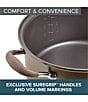 Color:Brown - Image 2 - Advanced Home Hard-Anodized Nonstick Two Step Meal Set