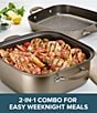 Color:Brown - Image 3 - Advanced Home Hard-Anodized Nonstick Two Step Meal Set