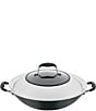 Color:Black - Image 1 - Advanced Home Hard-Anodized Nonstick Wok with Side Handles