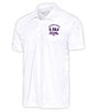 Color:White - Image 1 - LSU Tigers NCAA Women's Basketball 2023 National Champions Tribute Short-Sleeve Polo Shirt