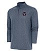 Antigua MLB 2024 All-Star Game Hunk Quarter-Zip Pullover, Color:Navy Heather - Image 1