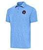 Color:Columbia Blue Heather - Image 1 - MLB 2024 All-Star Game Par 3 Short Sleeve Polo Shirt