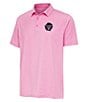 Antigua MLB 2024 All-Star Game Par 3 Short Sleeve Polo Shirt, Color:Mid Pink - Image 1