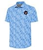 Antigua MLB 2024 All-Star Game Tampa Short Sleeve Woven Shirt, Color:Columbia Blue - Image 1