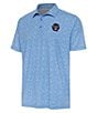 Color:Columbia Blue - Image 1 - MLB 2024 All-Star Game Terrace Short Sleeve Polo Shirt