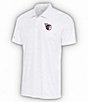 Color:Cleveland Guardians Grey Heather - Image 1 - MLB American League 19th Hole Short Sleeve Polo Shirt
