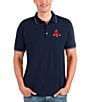 Color:Boston Red Sox Navy - Image 1 - MLB American League Affluent Short-Sleeve Polo Shirt