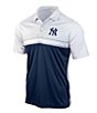 Color:New York Yankees Navy - Image 1 - MLB American League Answer Short-Sleeve Polo Shirt