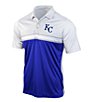Color:Kansas City Royals Dark Royal - Image 1 - MLB American League Answer Short-Sleeve Polo Shirt