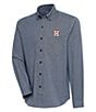 Color:Houston Astros Navy/White - Image 1 - MLB American League Compression Long Sleeve Woven Shirt
