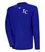 Color:Kansas City Royals DK Royal - Image 1 - MLB American League Flier Bunker Sweatshirt