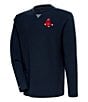 Color:Boston Red Sox Navy - Image 1 - MLB American League Flier Bunker Sweatshirt