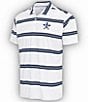 Color:Houston Astros Navy - Image 1 - MLB American League Groove Short Sleeve Polo Shirt