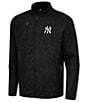 Antigua MLB American League Hold-Up Performance Stretch Jacket, Color:New York Yankees Black - Image 1