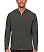 Color:Boston Red Sox Carbon - Image 1 - MLB American League Legacy Full-Zip Hoodie
