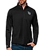 Color:Tampa Bay Rays Black - Image 1 - MLB American League Tribute Quarter-Zip Pullover