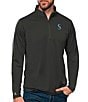 Color:Seattle Mariners Smoke - Image 1 - MLB American League Tribute Quarter-Zip Pullover
