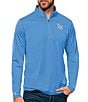 Color:Tampa Bay Rays Columbia Blue - Image 1 - MLB American League Tribute Quarter-Zip Pullover