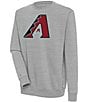 Antigua MLB Arizona Diamondbacks Victory Crew Neck Fleece Sweatshirt, Color:Grey Heather - Image 1