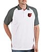 Color:White - Image 1 - MLB Baltimore Orioles Nova Short-Sleeve Colorblock Polo Shirt