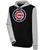 Color:Chicago Cubs Black/Grey - Image 1 - MLB Chenille Patch Victory Hoodie