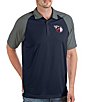 Color:Navy - Image 1 - MLB Cleveland Guardians Nova Short-Sleeve Colorblock Polo Shirt