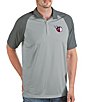 Color:Silver - Image 1 - MLB Cleveland Guardians Nova Short-Sleeve Colorblock Polo Shirt