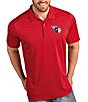 Antigua MLB Cleveland Guardians Tribute Short-Sleeve Polo Shirt, Color:Dark Red - Image 1