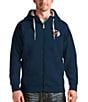 Antigua MLB Cleveland Guardians Full-Zip Hoodie, Color:Navy - Image 1