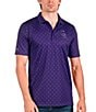 Color:Dark Purple - Image 1 - MLB Colorado Rockies Spark Short-Sleeve Polo Shirt
