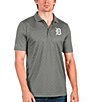 Color:Steel - Image 1 - MLB Detroit Tigers Spark Short-Sleeve Polo Shirt