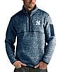 Color:New York Yankees Navy - Image 1 - MLB Fortune Quarter-Zip Pullover