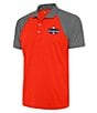 Color:Houston Astros Mango - Image 1 - MLB Houston Astros 2022 World Series Champions Nova Short-Sleeve Polo Shirt